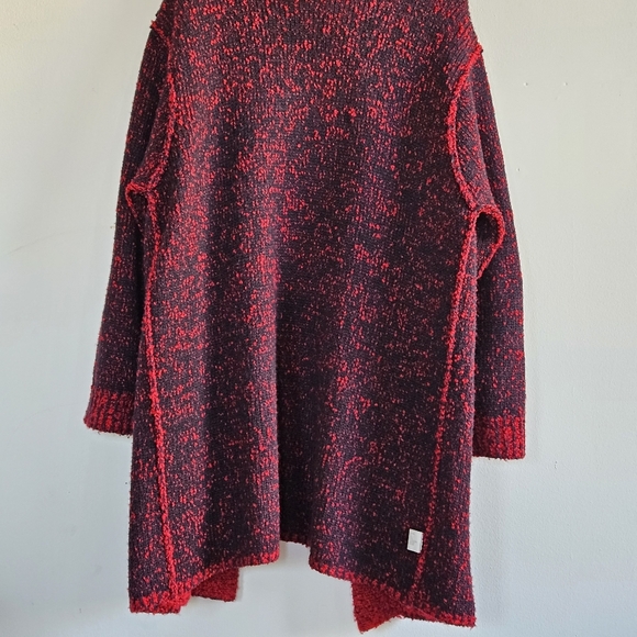 YARN WORKS 100% ACRYLIC CHUNKY OPEN KNIT CARDIGAN SIZE XL - Picture 9 of 13